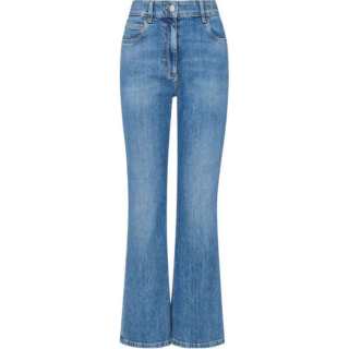Marella Jeans Women's Blue Moderate Flared Pants