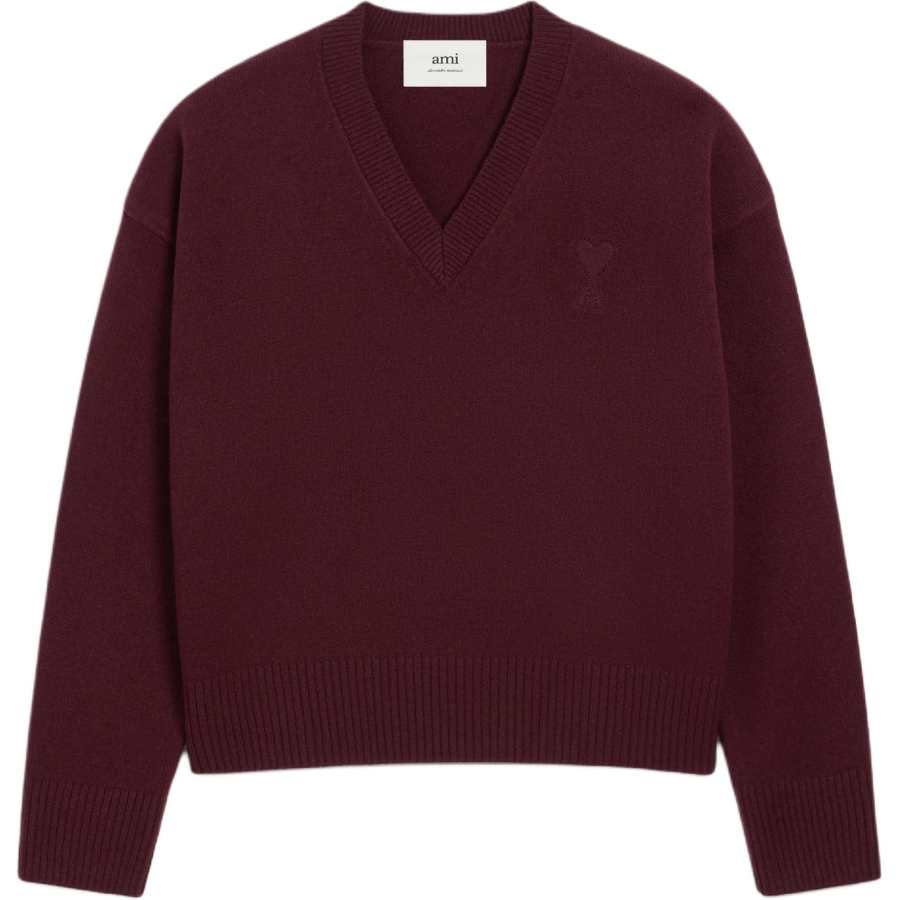AMIPARIS Amiparis Paris V-Neck Knitted Jumper