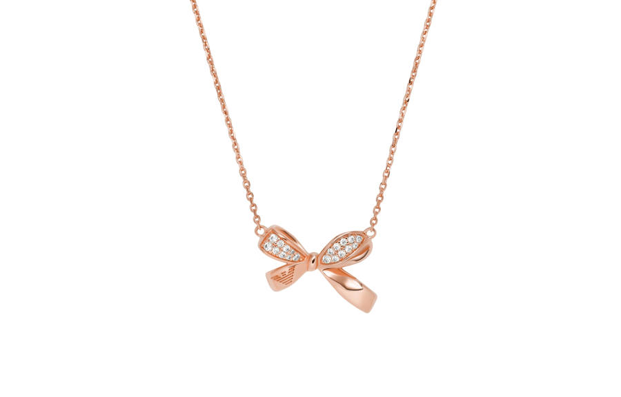 EMPORIO ARMANI Bow detail Crystal embellished Bracelet