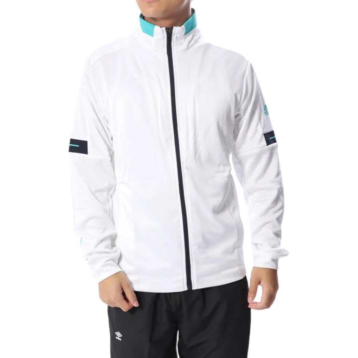 Adidas Adidas Jackets Men's White/Gray Stand Collar Moderate Other