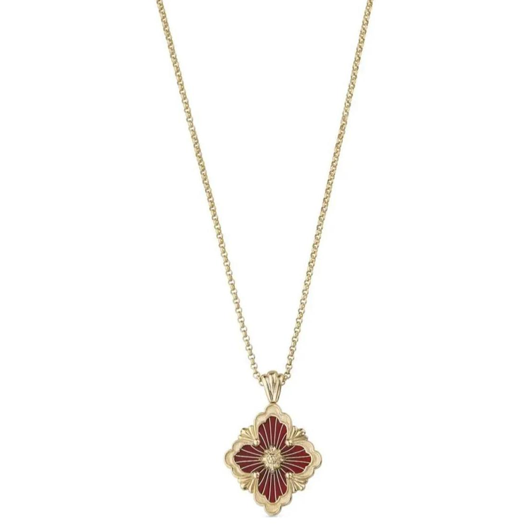 BUCCELLATI Necklaces Women's Red Enamel, Gold