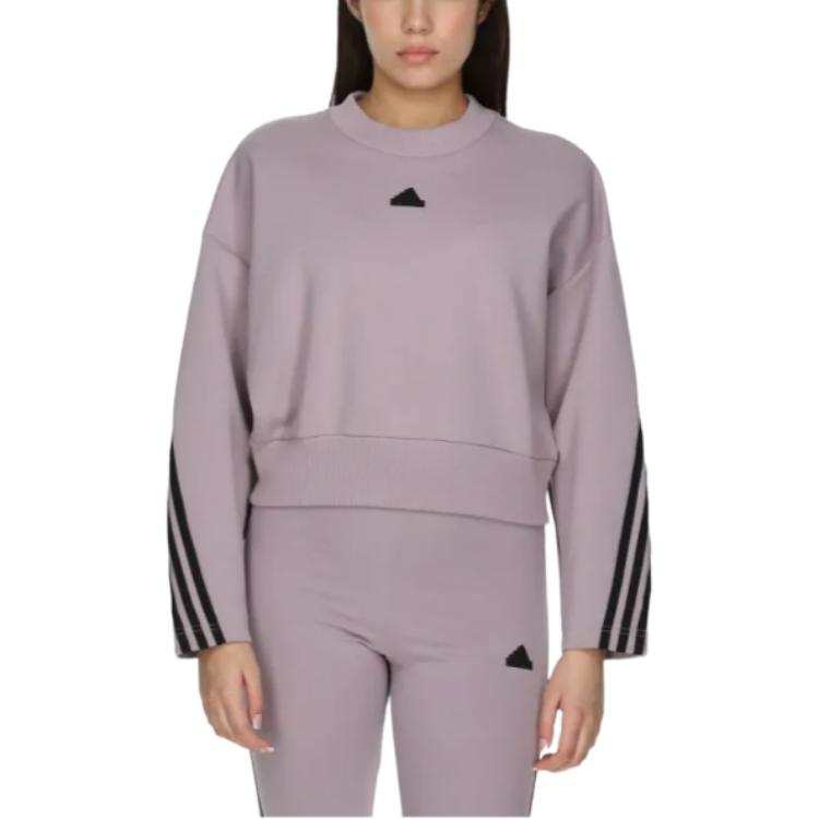 Adidas Adidas Clothing Sweatshirts Women's Pink Crew Neck Moderate