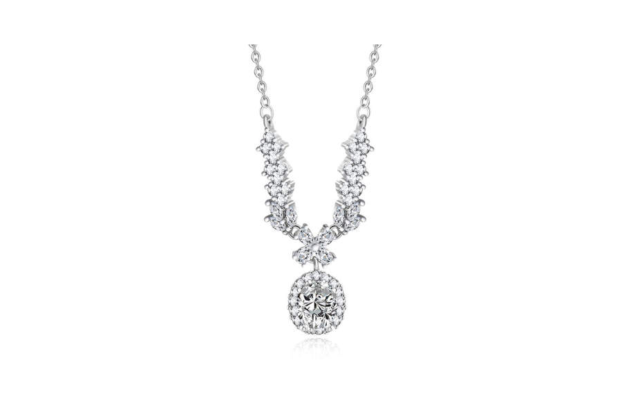 JOLLY SEASONS Zircon Alloy Necklaces Women's
