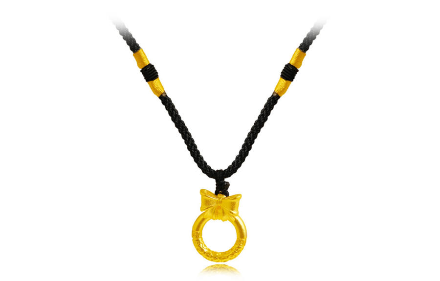 Muyan Alloy Princess On The Run Peace Buckle Necklace Women's