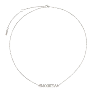 WE11DONE Brass Necklaces Women's Silver