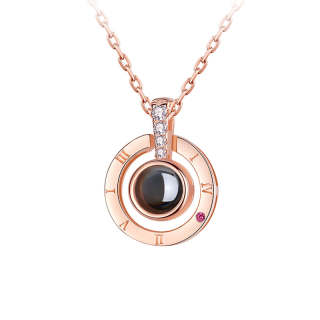 VANA 925 Sterling Silver Synthetic Cubic Zirconia Necklaces Women's