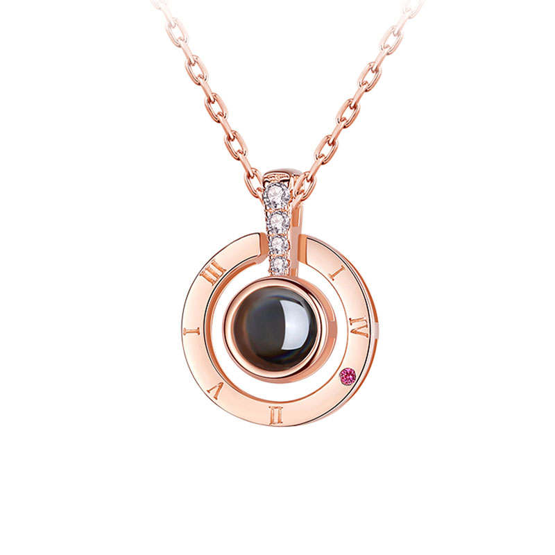 VANA 925 Sterling Silver Synthetic Cubic Zirconia Necklaces Women's