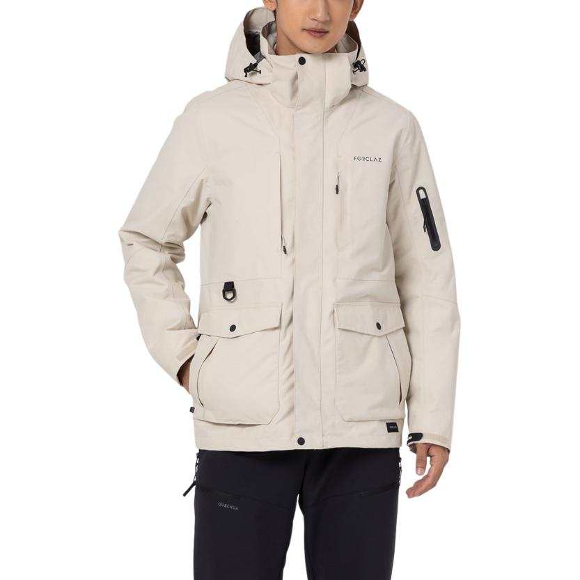 DECATHLON TRAVEL 500 Hiking Waterproof And Windproof To Keep Warm Windbreaker Jacket Men's