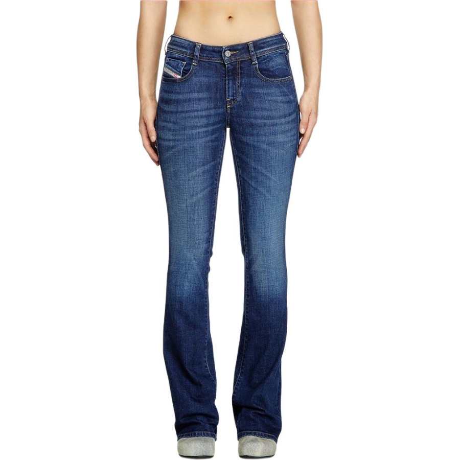 DIESEL D Ebbey Jeans Women's Blue Moderate Slim Fit Pants