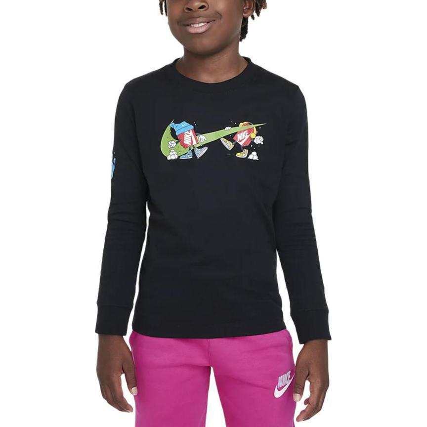 Nike Nike Sportswear T Shirt Black Teenagers