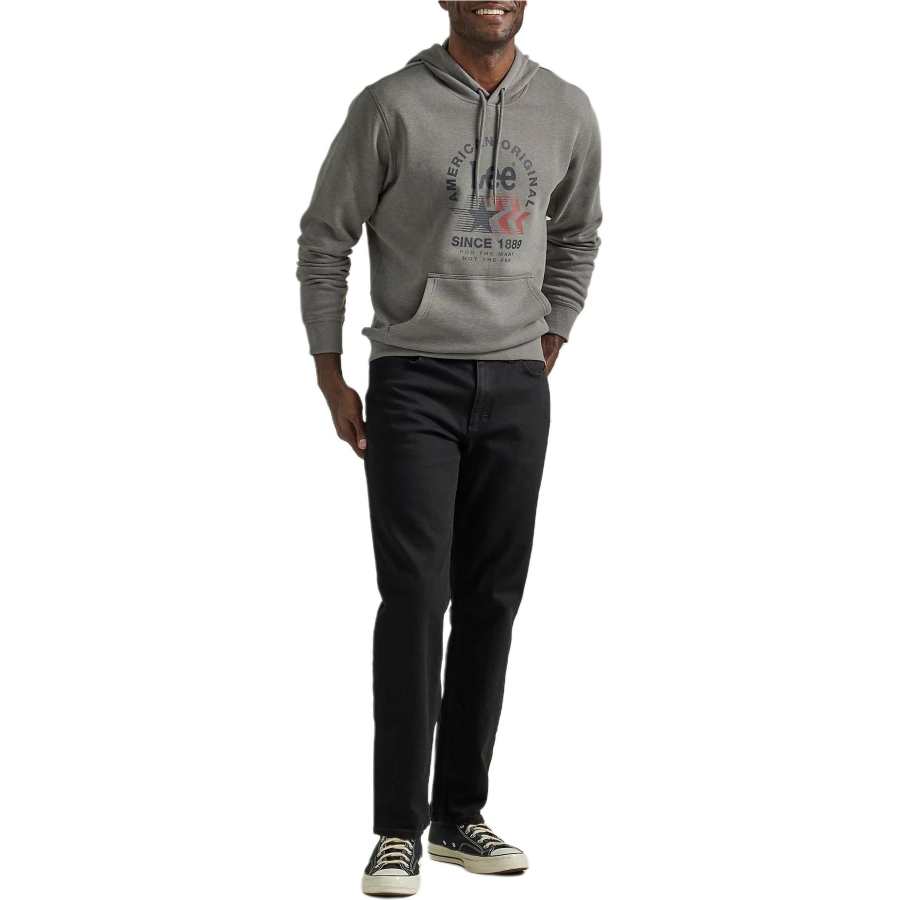 Lee Jeans Men's Blacken Moderate Straight Fit Pants