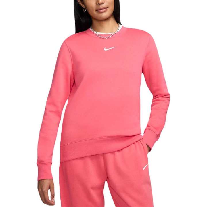 Nike Nike Sweatshirts Women's Pink Crew Neck Moderate