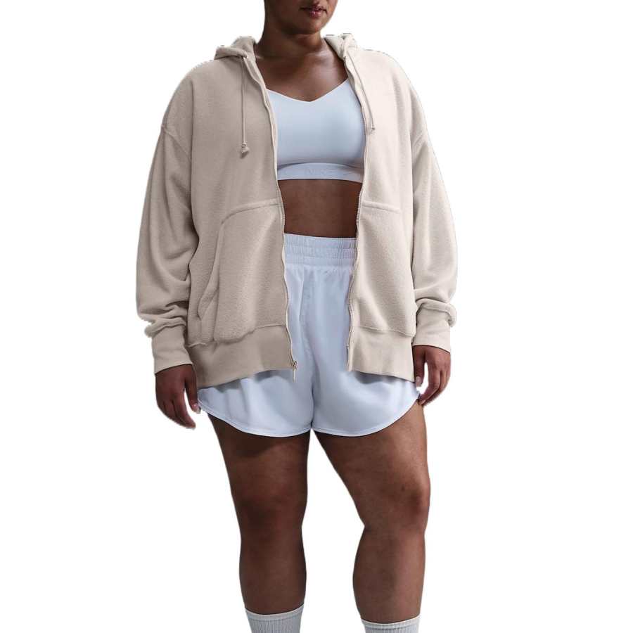 Nike Nike Sportswear Phoenix Plush Women's Oversized Cozy Fleece Full-Zip Hoodie Plus Size