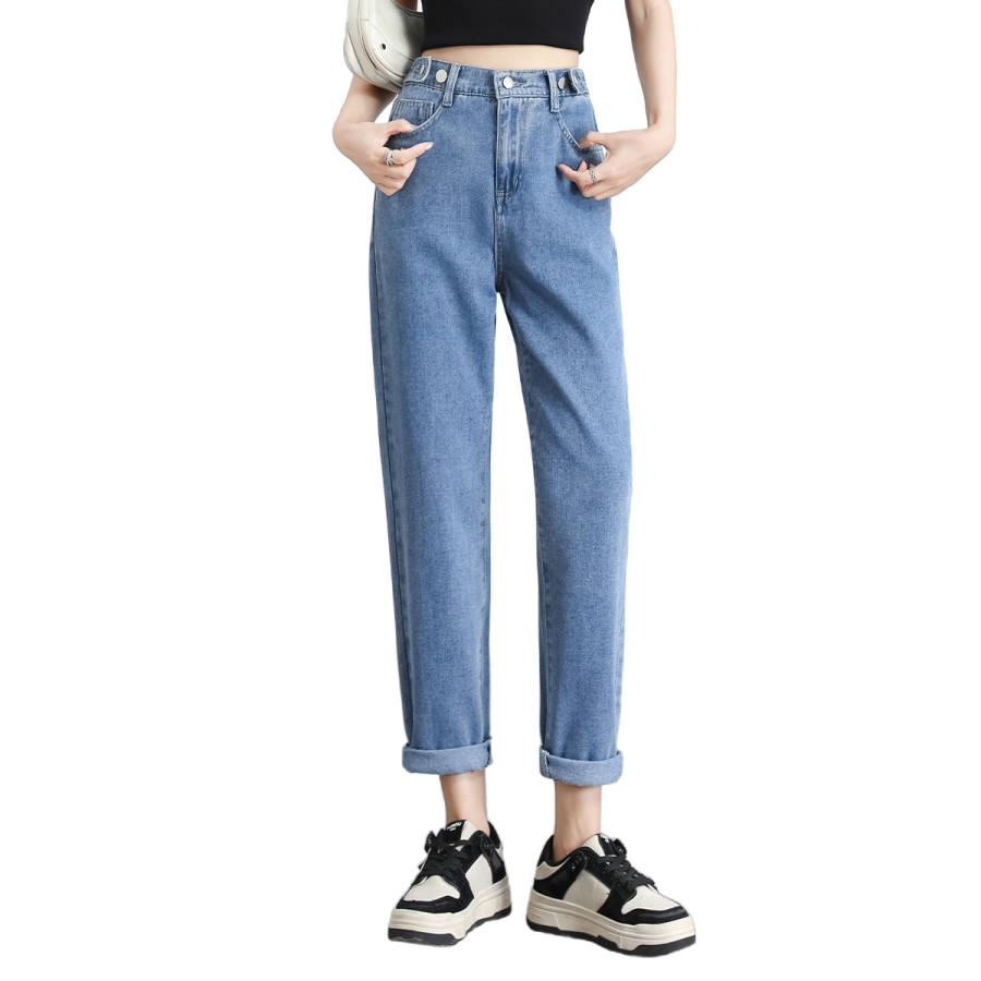 BALENO Jeans Women's Vintage Moderate Tapered Pants