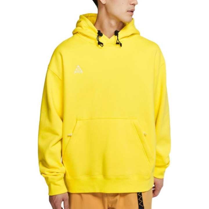 Nike Nike Sweatshirts Men's Yellow Hooded Moderate