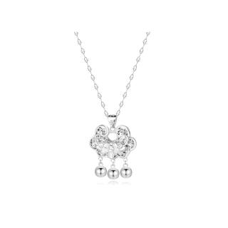 KING TAI SANG 999 Fine Silver Necklaces Women's