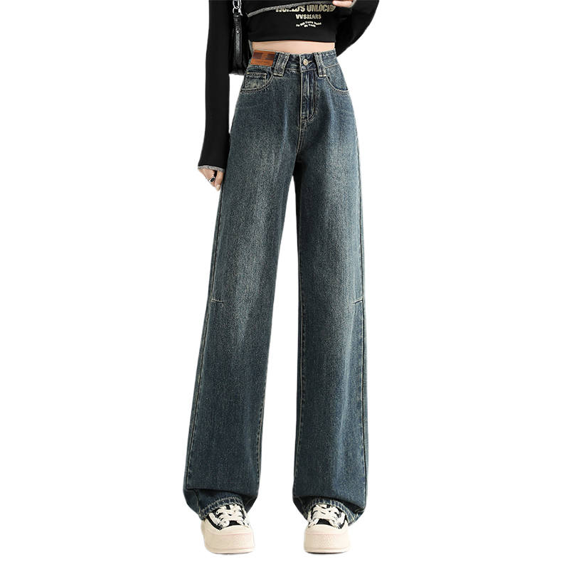 BALENO Jeans Women's Blue Moderate Wide Leg Pants