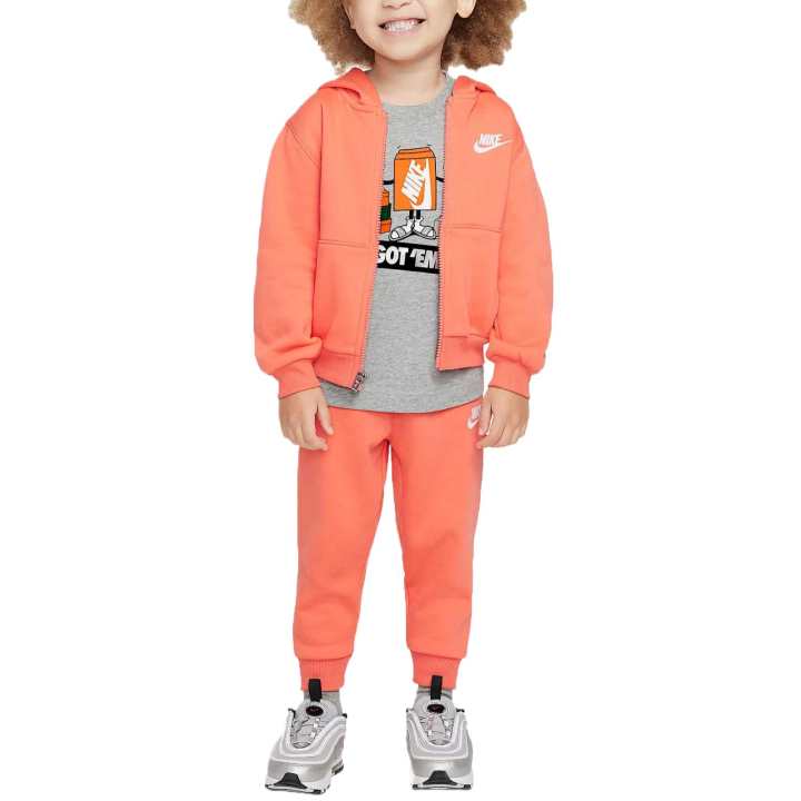 Nike Nike Casual Sportswear Orange Red Infant And Toddler