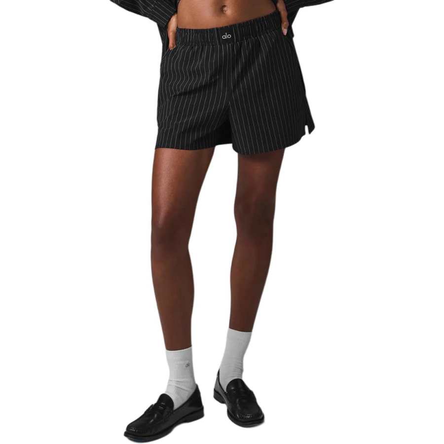 Alo Yoga Daylight Casual Shorts Women's Black/Titanium Gold