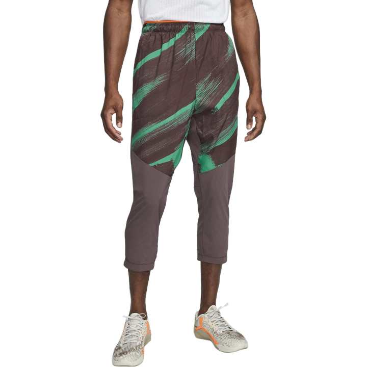 Nike Nike Dri FIT Sport Knitted Sweatpants Men's Basalt Brown/Lava Orange