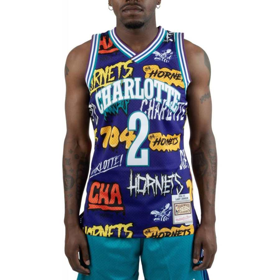 Mitchell Ness x NBA SWINGMAN Fan Edition Basketball Jersey Men's Purple
