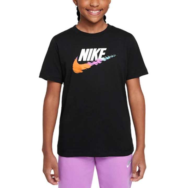 Nike Nike Sportswear T Shirt Black Teenagers