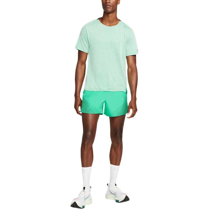 Nike Nike Dri Fit Run Division Flex Stride Sports Shorts Men's Roman Green