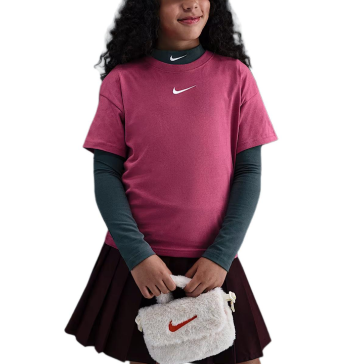 Nike Nike T Shirt Beet Color Teenagers