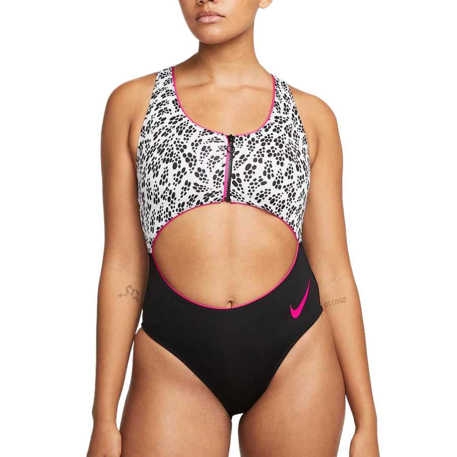 Nike Nike Party Dots Cheeky One piece Swimsuit Women's White