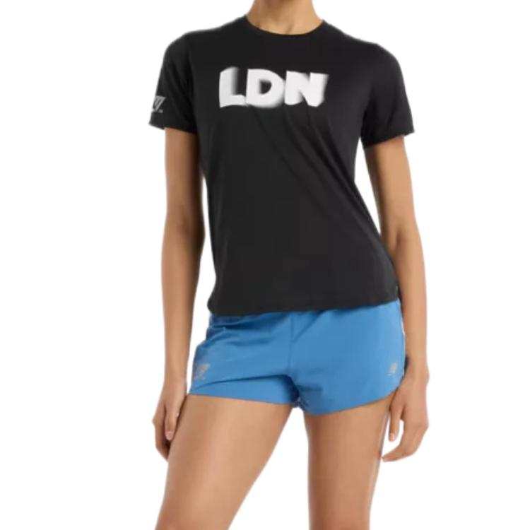 New Balance New Balance London Edition Regular T Shirt Women's Black