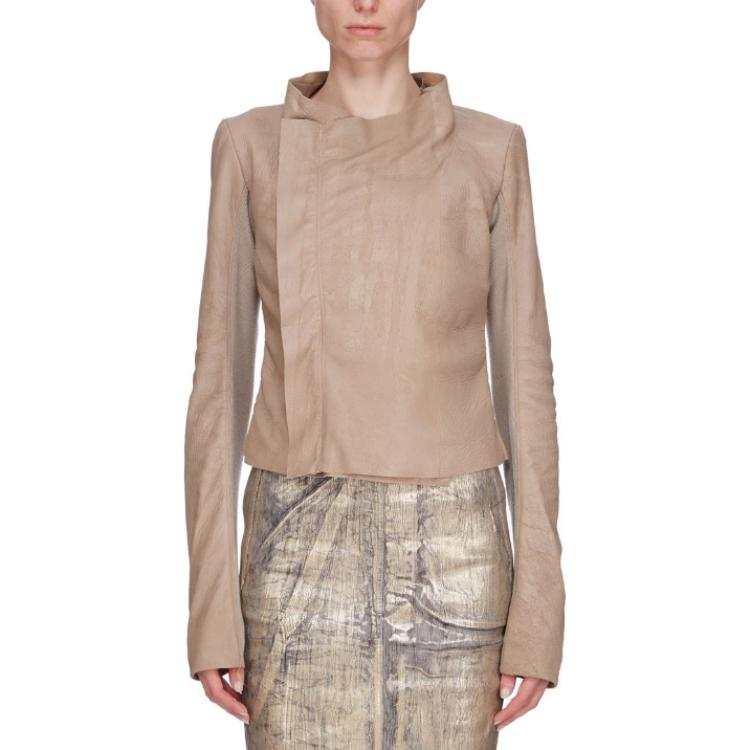 RICK OWENS RICK OWENS Low Neck Biker Jacket