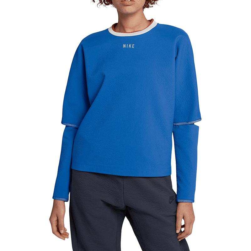 Nike Nike Sweatshirts Women's Blue Crew Neck Moderate