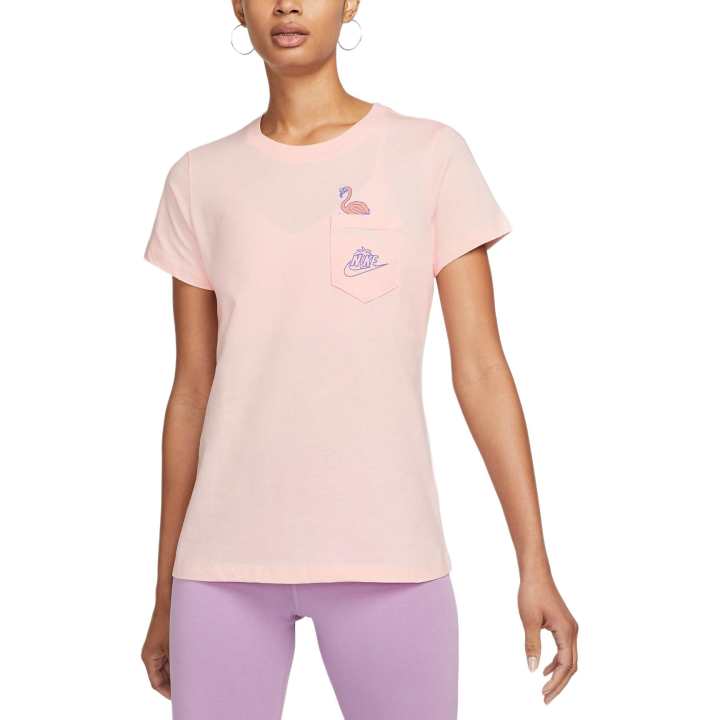 Nike Nike Sportswear Regular T Shirt Women's Pink White