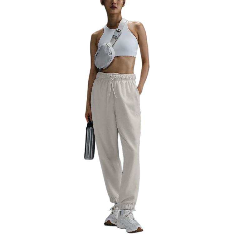 Nike Nike Therma FIT One Fleece Lined Loose Fit Elastic Cuff Thermal Knitted Sweatpants Women's Light Earth Umber