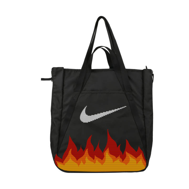Nike Nike Fabric Tote Bag, Shopping Bag, Handbag Unisex Black