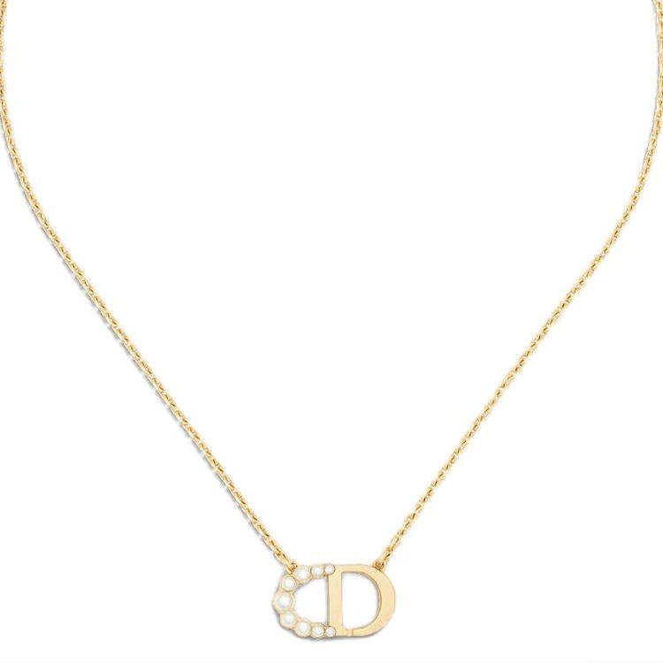 DIOR Metal Necklaces Women's Gold