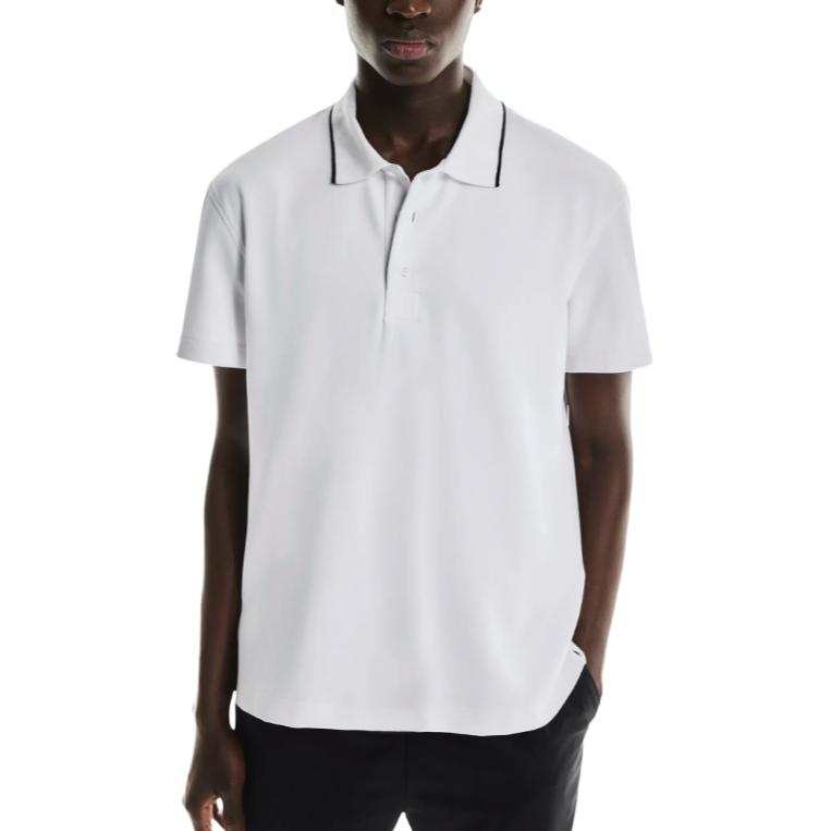 On On Polo Shirts Men's White Moderate