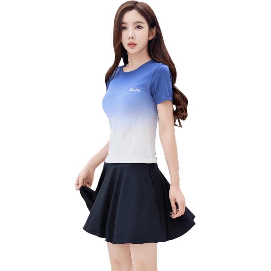 Barbie Fitness Sets Women's Crew Neck Thin