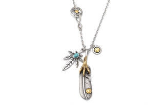 Zeroline Titanium Steel Necklaces Unisex