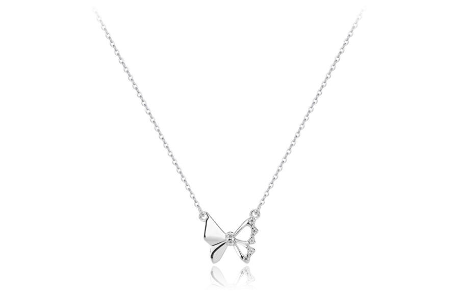 BLANK IN BLANK 999 Silver Zircon Necklaces Women's