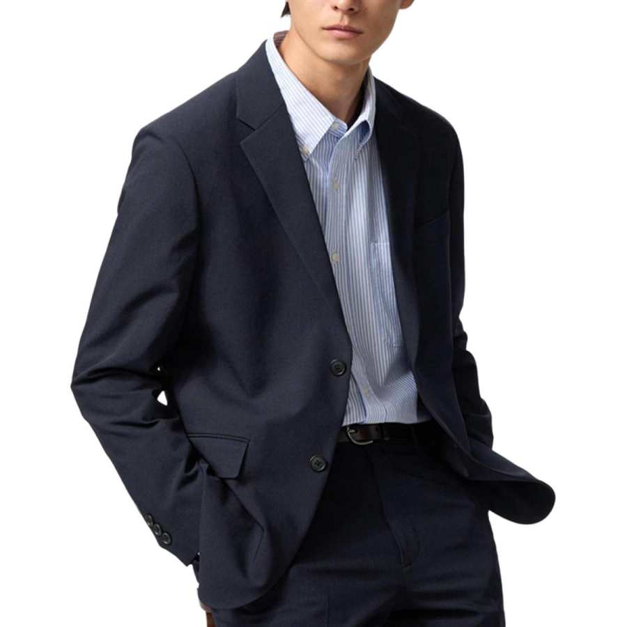 UNIQLO Business Suit Men's Navy Blue