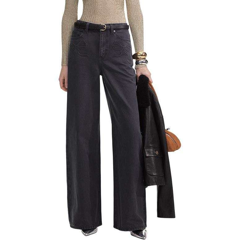 Self-portrait Self portrait Jeans Women's Classic Black