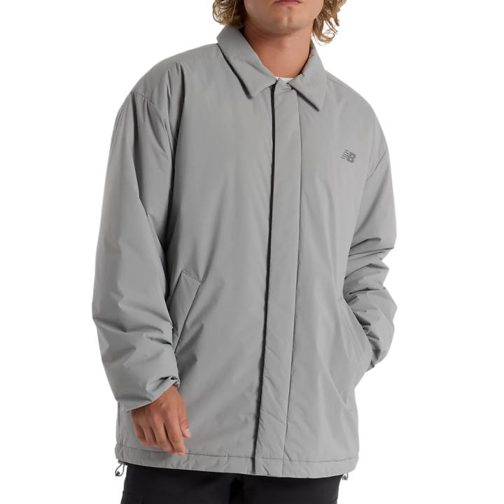 New Balance New Balance Coaches Puffer Jacket Men's Slate Gray