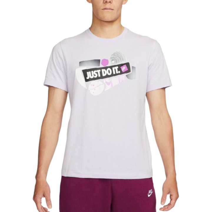 Nike Nike Clothing T Shirts Men's Light Gray Crew Neck