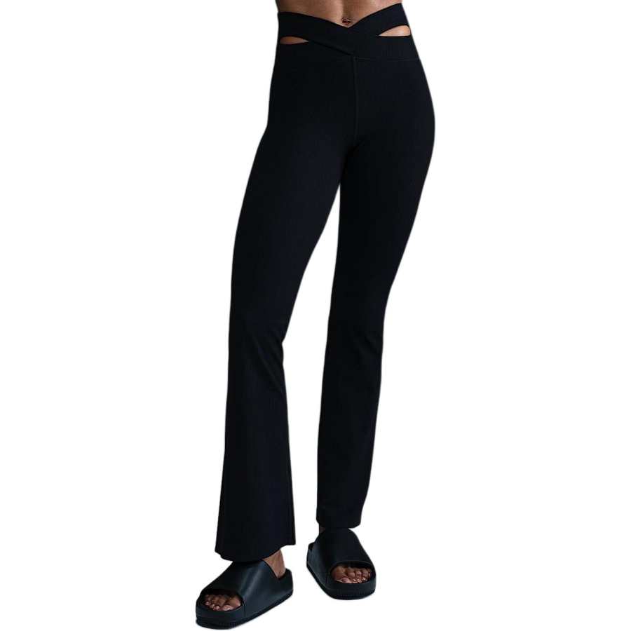 Nike Nike Zenvy Rib Women's High-Waisted Flared Leggings