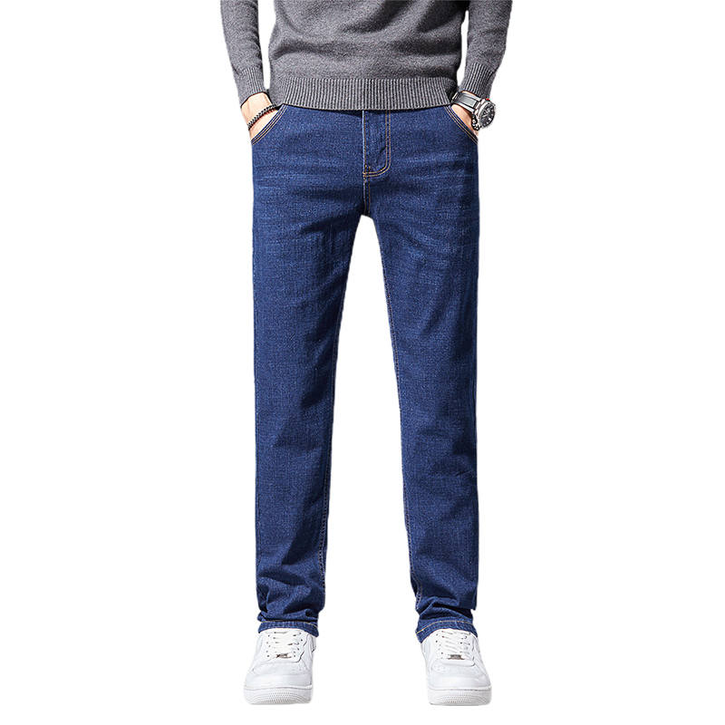 BALENO Jeans Men's Blue Moderate Straight Fit Pants