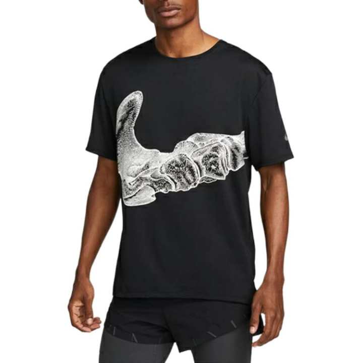 Nike Nike Clothing T Shirts Men's Black Crew Neck