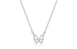 ERROR S925 Silver Necklaces Women's Anniversary Festival Heartbeat Box