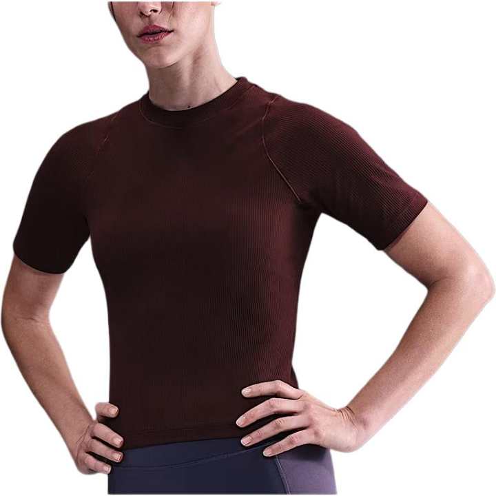 Nike Nike Zenvy Rib Women's Dri-FIT Short-Sleeve Top
