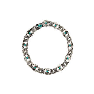 GUCCI Interlocking 925 Sterling Silver Necklaces Unisex Silver